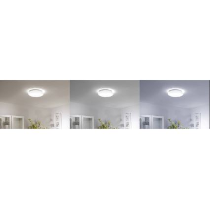 Leuchten Direkt 14742-16 - LED RGB Dimmable ceiling light JUPI LOLASMART LED/18W/230V Tuya 2700-5000K + remote control