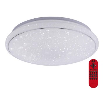 Leuchten Direkt 14743-16 - LED RGB Dimmable ceiling light JUPI LED/28W/230V Tuya 2700-5000K + remote control