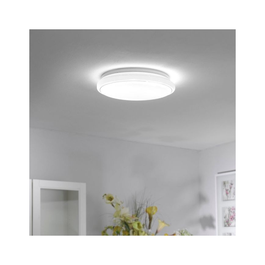 Leuchten Direkt 14744-16 - LED RGB Dimmable ceiling light JUPI LOLASMART LED/32W/230V + remote control