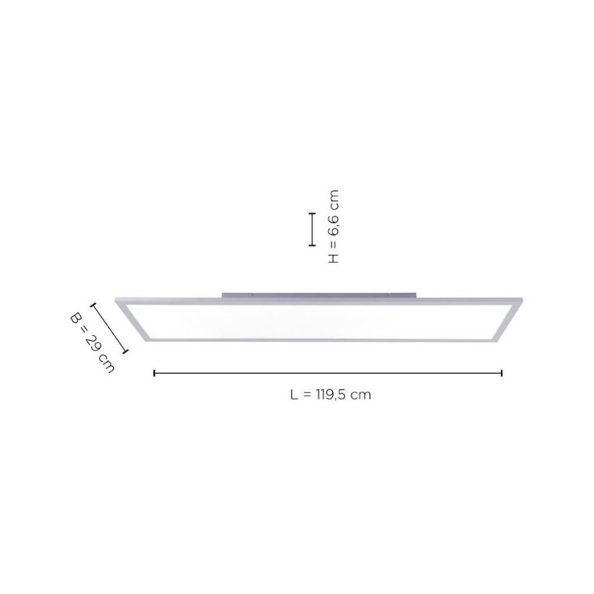 Leuchten Direkt 14753-21 - LED Surface-mounted panel FLAT LED/22W/230V