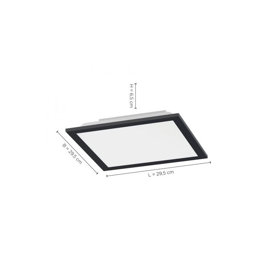 Leuchten Direkt 14754-18- LED Dimmable ceiling light FLAT LED/20W/230V 2700K-5000K + remote control