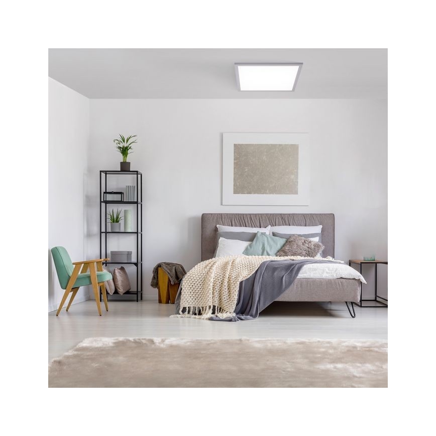 Leuchten Direkt 14754-21- LED Dimmable ceiling light FLAT LED/20W/230V 2700K-5000K + remote control