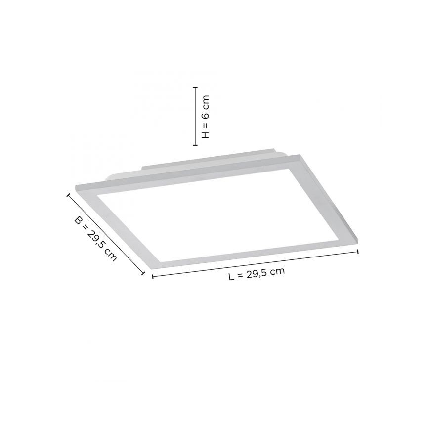 Leuchten Direkt 14754-21- LED Dimmable ceiling light FLAT LED/20W/230V 2700K-5000K + remote control