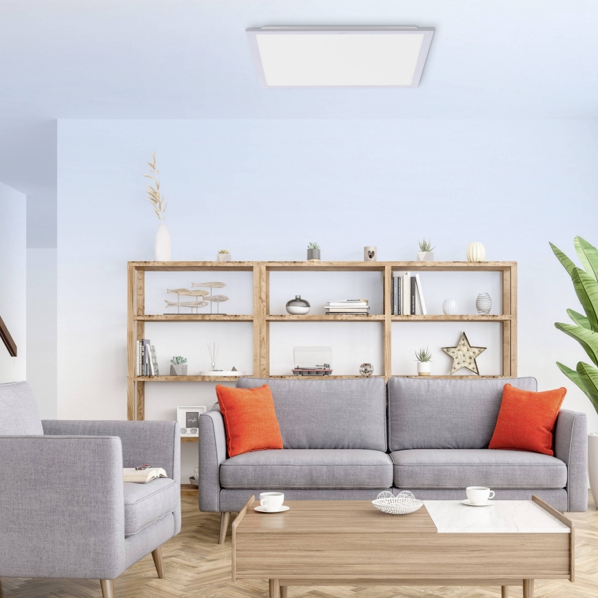 Leuchten Direkt 14755-21- LED Dimmable ceiling light FLAT LED/28W/230V 2700-5000K + remote control