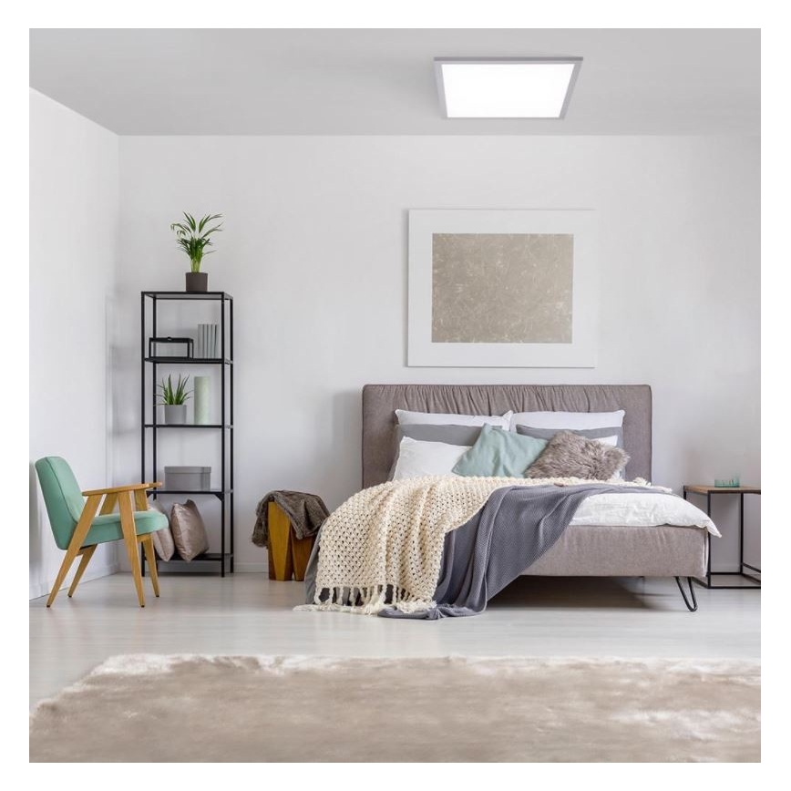 Leuchten Direkt 14755-21- LED Dimmable ceiling light FLAT LED/28W/230V 2700-5000K + remote control