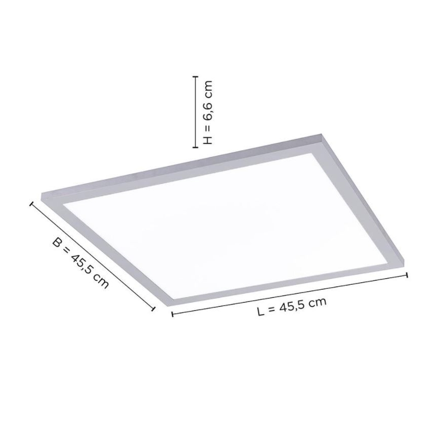 Leuchten Direkt 14755-21- LED Dimmable ceiling light FLAT LED/28W/230V 2700-5000K + remote control