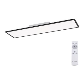 Leuchten Direkt 14757-18 - LED Dimmable surface-mounted panel FLAT LED/36W/230V 2700-5000K black + remote control