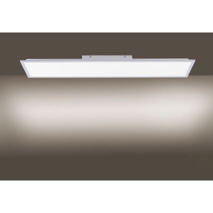 Leuchten Direkt 14757-21- LED Dimmable surface-mounted panel FLAT LED/36W/230V 2700-5000K silver + remote control