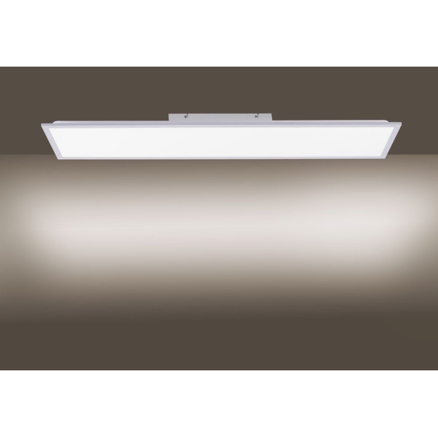 Leuchten Direkt 14757-21- LED Dimmable surface-mounted panel FLAT LED/36W/230V 2700-5000K silver + remote control