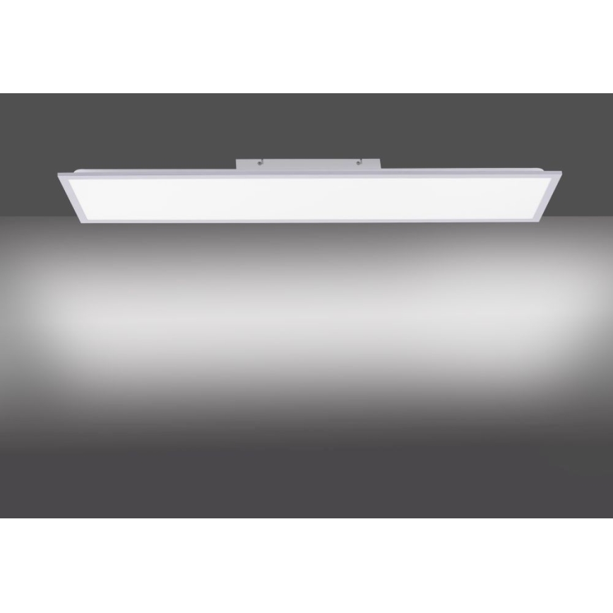 Leuchten Direkt 14757-21- LED Dimmable surface-mounted panel FLAT LED/36W/230V 2700-5000K silver + remote control