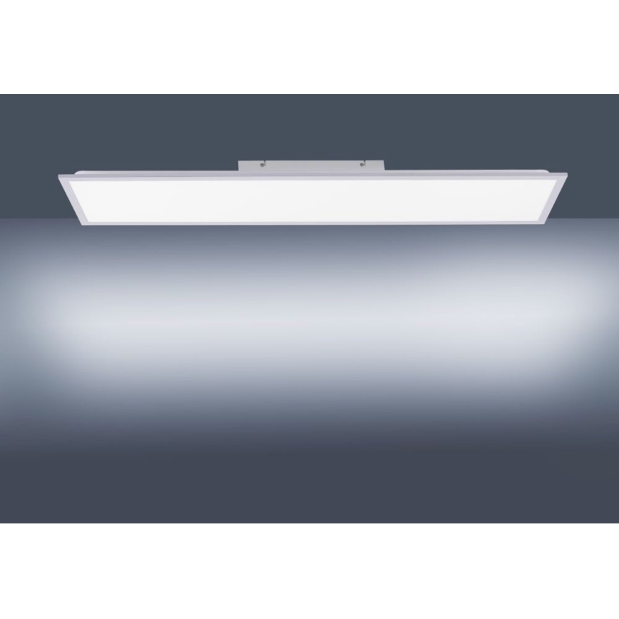Leuchten Direkt 14757-21- LED Dimmable surface-mounted panel FLAT LED/36W/230V 2700-5000K silver + remote control