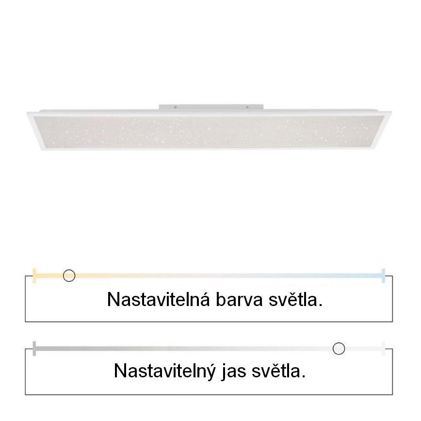 Leuchten Direkt 14762-16 - LED Dimmable light STARRYFLAT LED/36W/230V + remote control