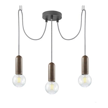 Leuchten Direkt 14776-48 - Chandelier on a string TURN ME 3xE27/60W/230V spider