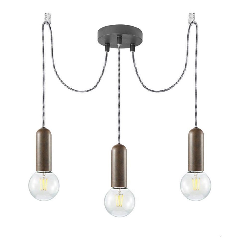 Leuchten Direkt 14776-48 - Chandelier on a string TURN ME 3xE27/60W/230V spider