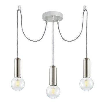 Leuchten Direkt 14776-55 - Chandelier on a string TURN ME 3xE27/60W/230V spider