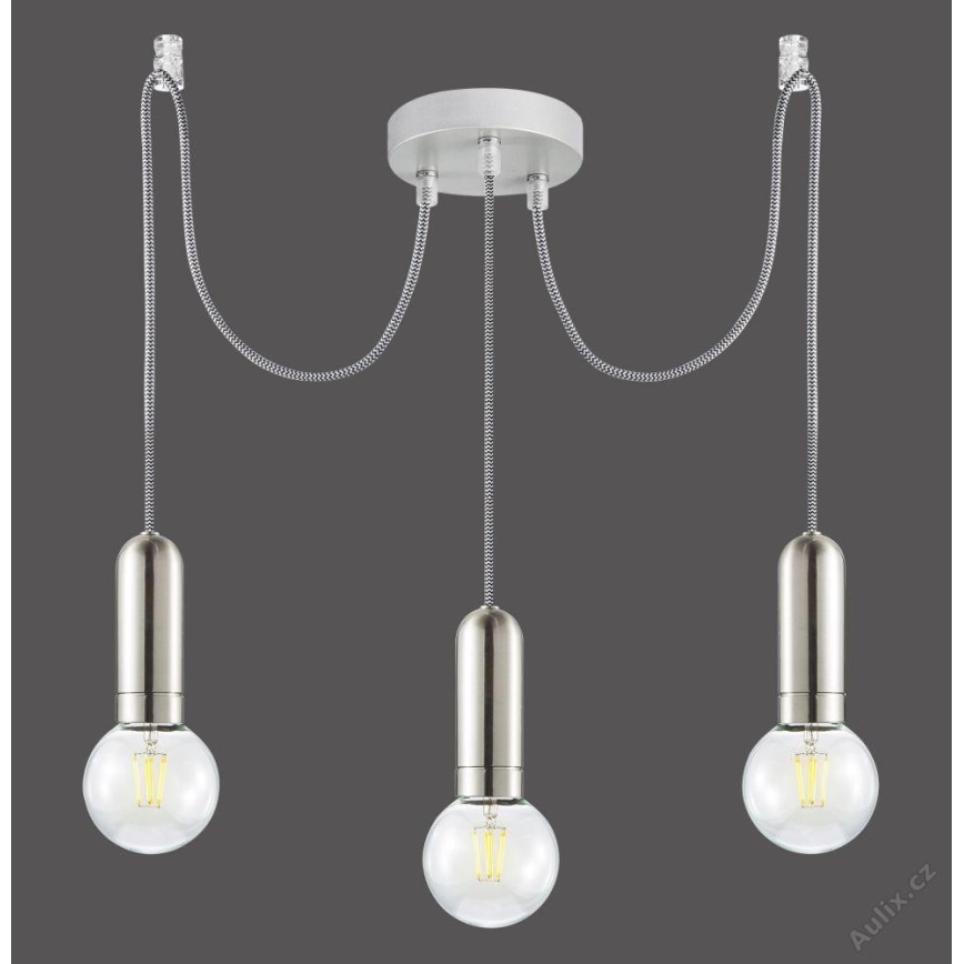 Leuchten Direkt 14776-55 - Chandelier on a string TURN ME 3xE27/60W/230V spider