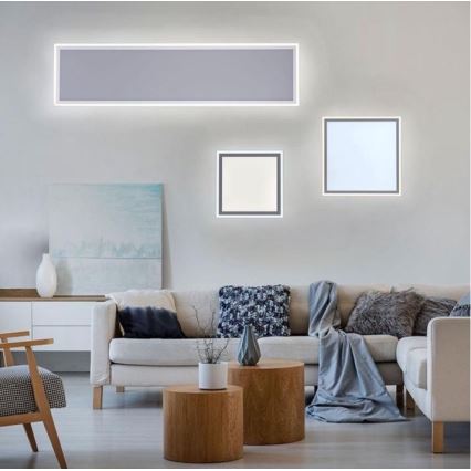 Leuchten Direkt 14852-16 - LED Dimmable surface-mounted panel EDGING LED/51,5W/230V + remote control