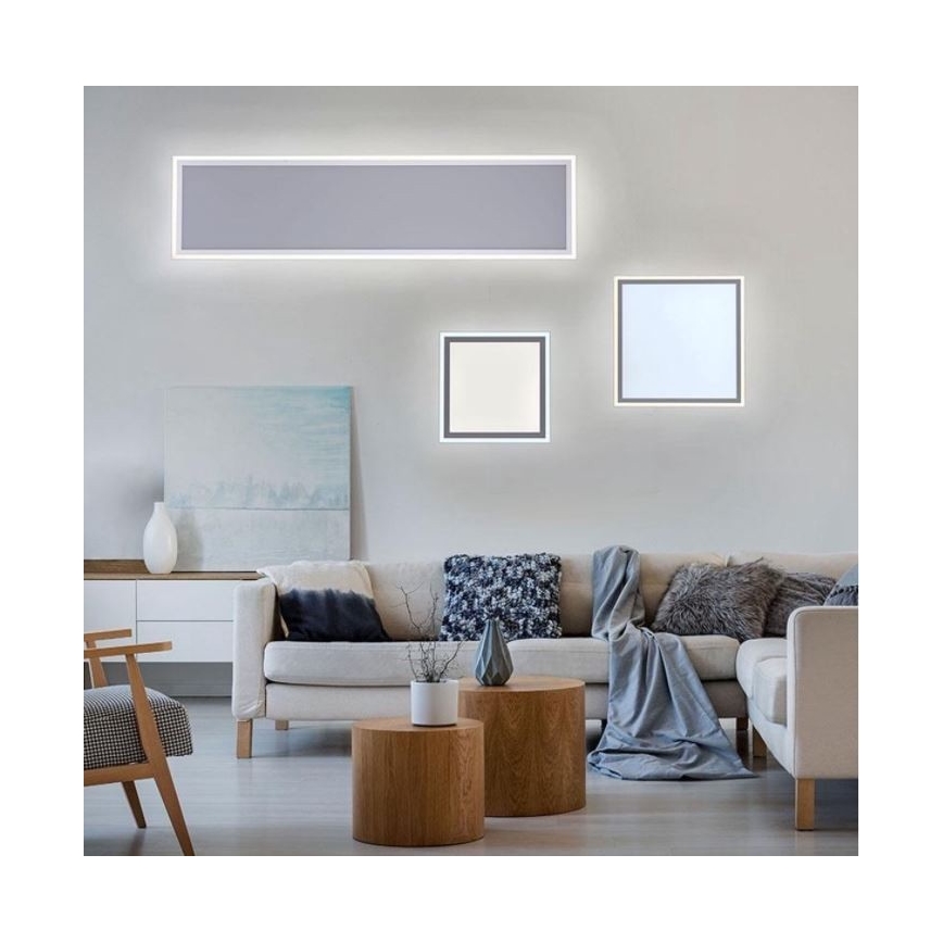 Leuchten Direkt 14852-16 - LED Dimmable surface-mounted panel EDGING LED/51,5W/230V + remote control
