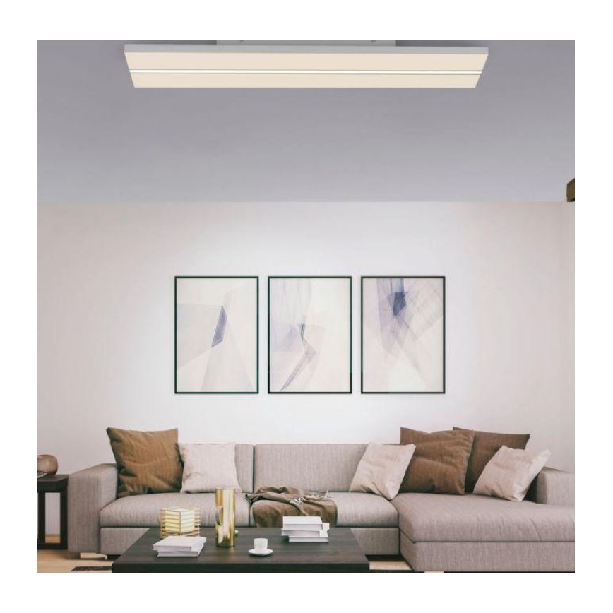 Leuchten Direkt 14854-16 - LED Dimmable ceiling light EDGING LED/30W/230V 2700-5000K + remote control