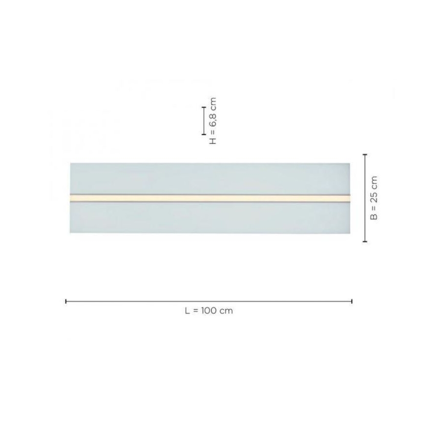 Leuchten Direkt 14854-16 - LED Dimmable ceiling light EDGING LED/30W/230V 2700-5000K + remote control