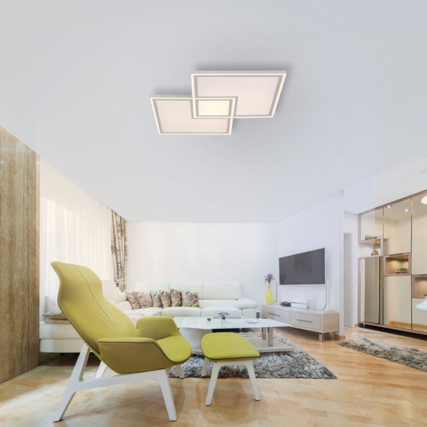 Leuchten Direkt 14855 - 16-LED Dimmable ceiling light EDGING LED/51W/230V 2700-5000K + remote control