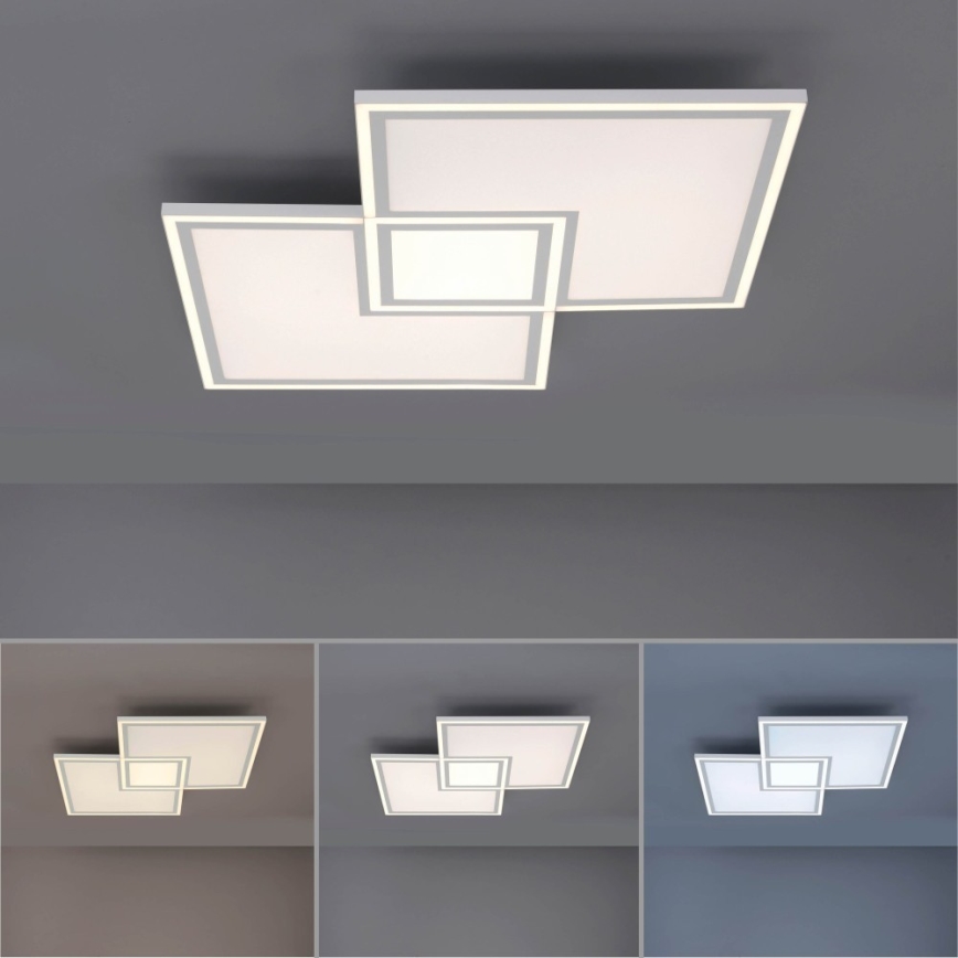 Leuchten Direkt 14855 - 16-LED Dimmable ceiling light EDGING LED/51W/230V 2700-5000K + remote control