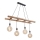 Leuchten Direkt 15025-18 - Chandelier on a string EDGAR 4xE27/60W/230V eucalyptus