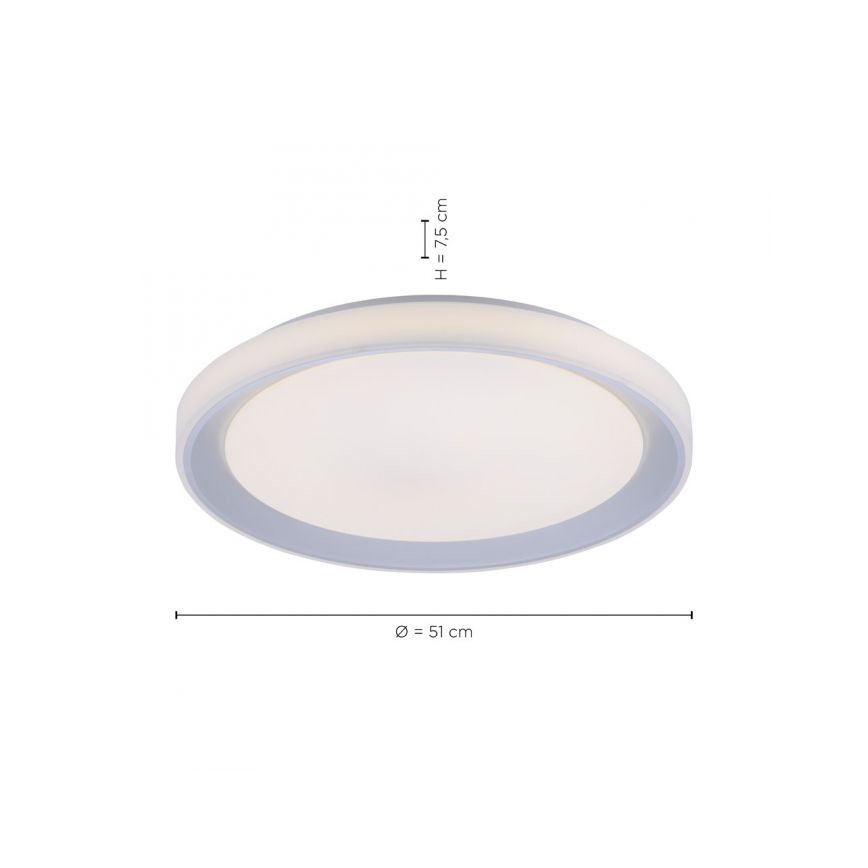 Leuchten Direkt 15110-21 - LED RGB Dimmable ceiling light LENI LOLASMART LED/40W/230V + remote control