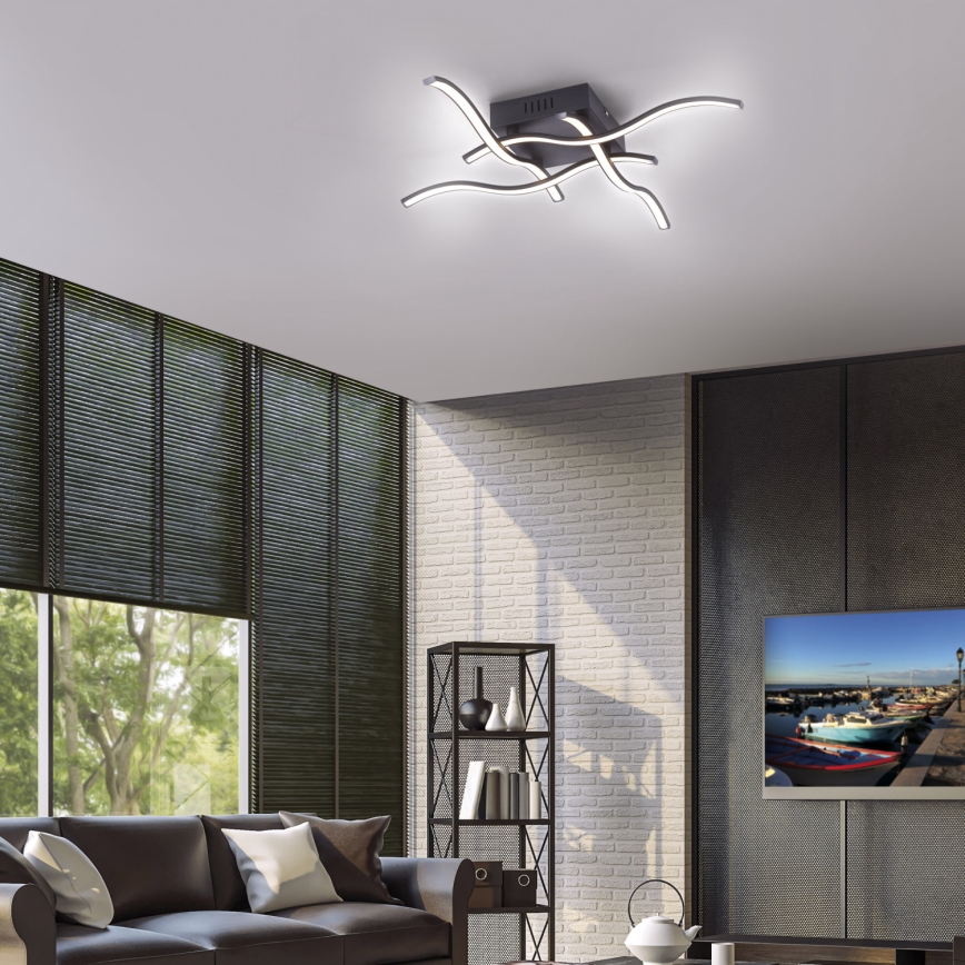 Leuchten Direkt 15131-18 - LED Ceiling light WAVE 4xLED/4.8W/230V
