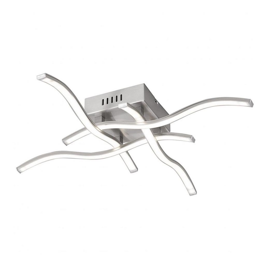 Leuchten Direkt 15131-55 - LED Surface-mounted chandelier WAWE 4xLED/4,6W/230V matte chrome