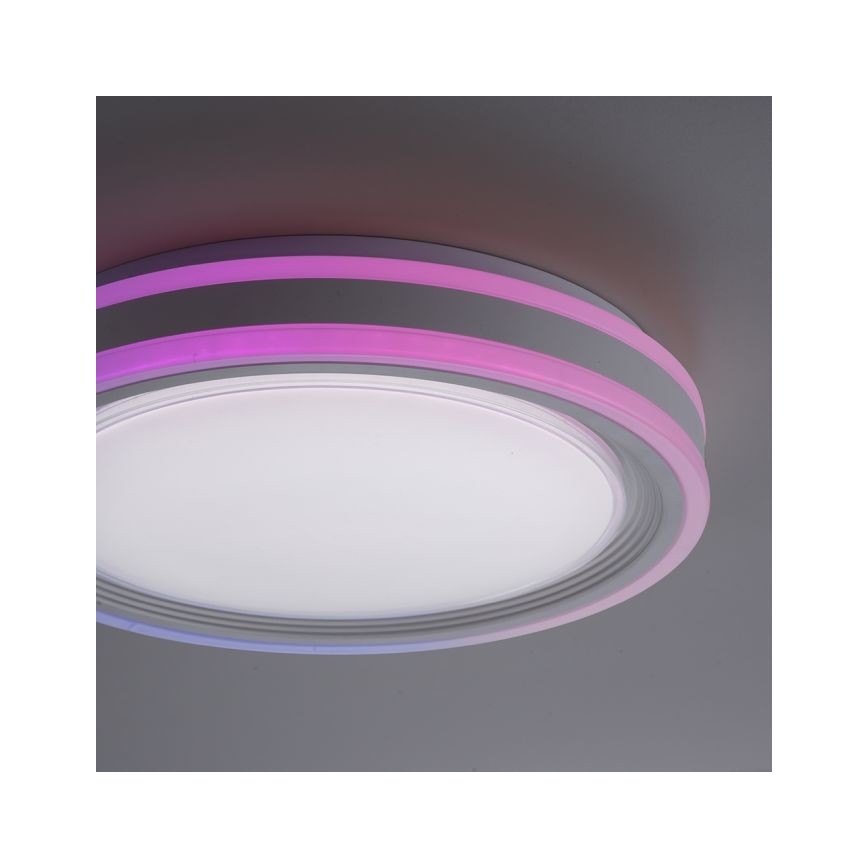 Leuchten Direkt 15152-16 - LED RGBW Dimmable ceiling light SPHERIC LED/18W/230V + remote control