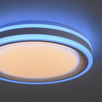 Leuchten Direkt 15152-16 - LED RGBW Dimmable ceiling light SPHERIC LED/18W/230V + remote control