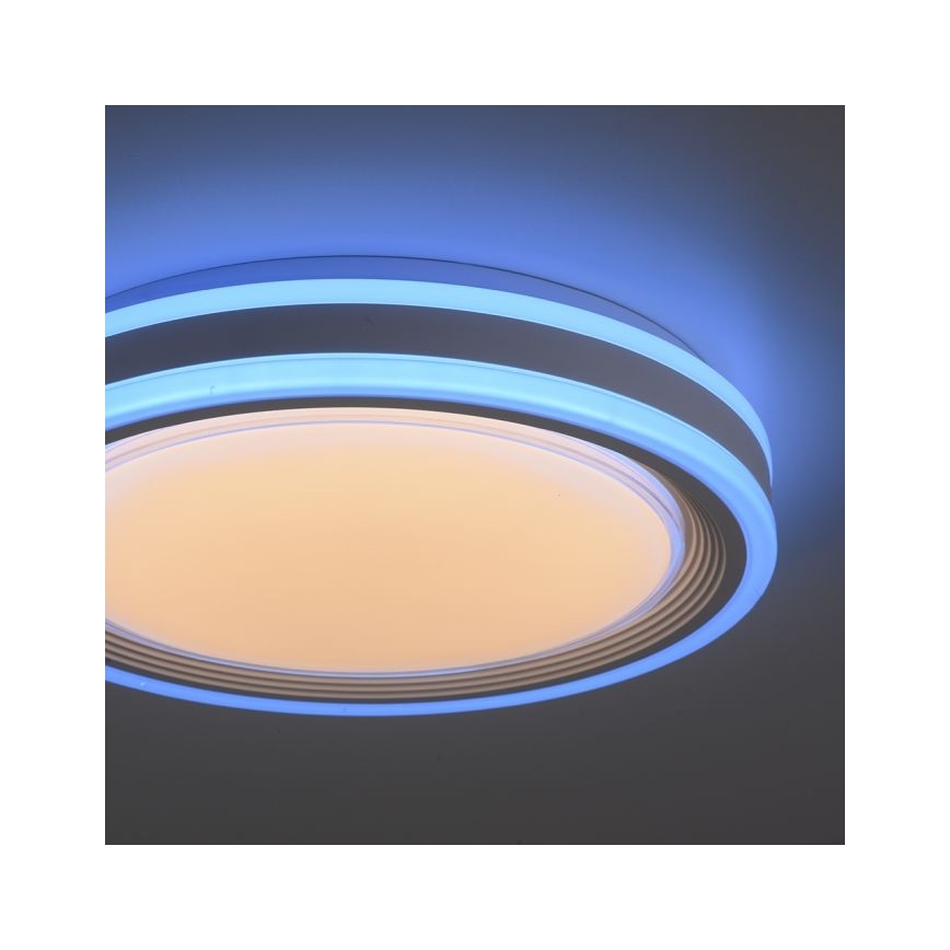 Leuchten Direkt 15152-16 - LED RGBW Dimmable ceiling light SPHERIC LED/18W/230V + remote control