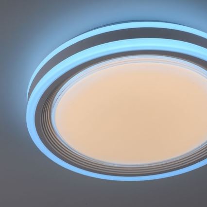 Leuchten Direkt 15152-16 - LED RGBW Dimmable ceiling light SPHERIC LED/18W/230V + remote control