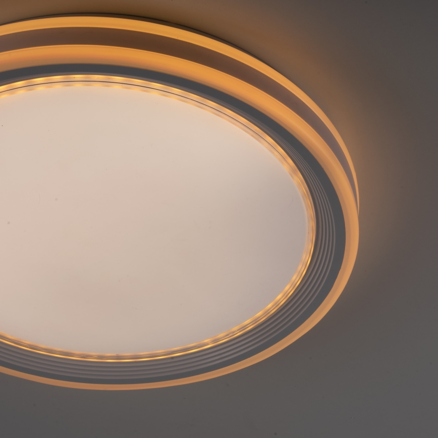 Leuchten Direkt 15154-16 - LED RGB Dimmable ceiling light EDGING LED/39W/230V + remote control