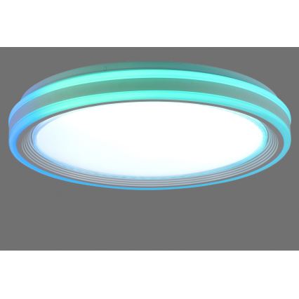Leuchten Direkt 15154-16 - LED RGB Dimmable ceiling light EDGING LED/39W/230V + remote control