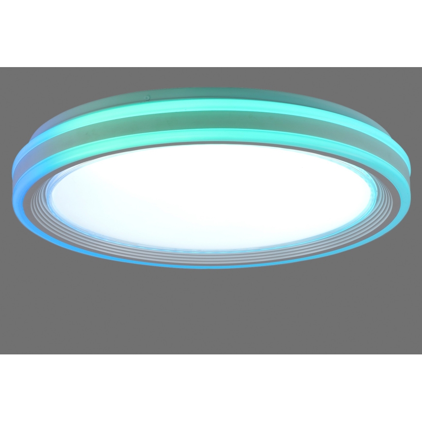 Leuchten Direkt 15154-16 - LED RGB Dimmable ceiling light EDGING LED/39W/230V + remote control