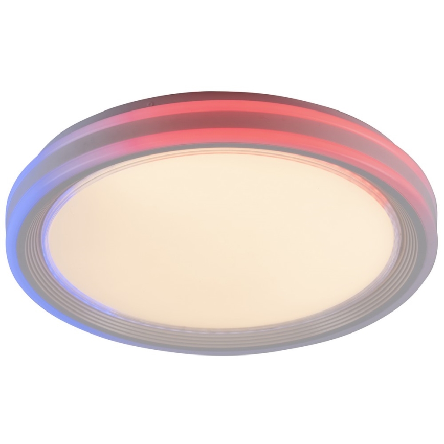 Leuchten Direkt 15154-16 - LED RGB Dimmable ceiling light EDGING LED/39W/230V + remote control