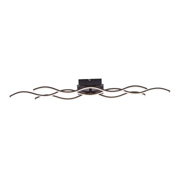 Leuchten Direkt 15166-18 - LED Surface-mounted chandelier WAWE LED/28W/230V black