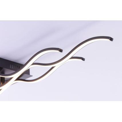 Leuchten Direkt 15166-18 - LED Surface-mounted chandelier WAWE LED/28W/230V black
