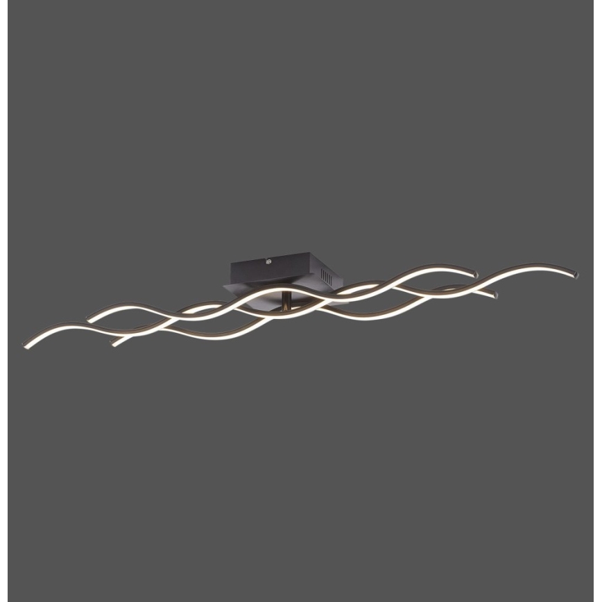 Leuchten Direkt 15166-18 - LED Surface-mounted chandelier WAWE LED/28W/230V black