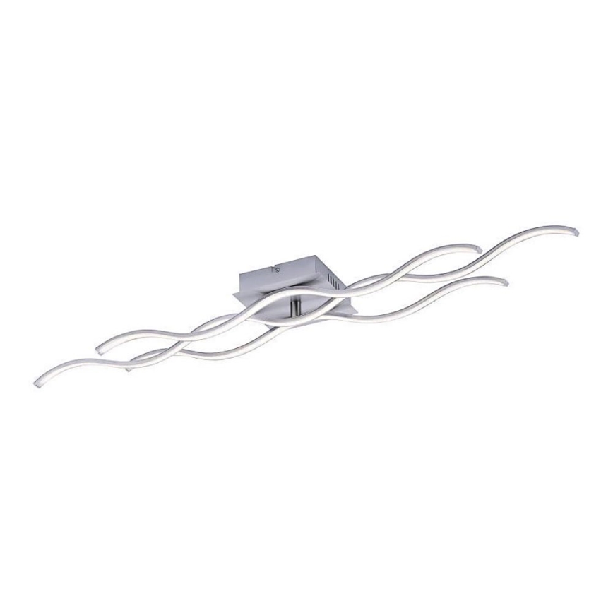 Leuchten Direkt 15166-55 - LED Surface-mounted chandelier WAWE LED/28W/230V matte chrome