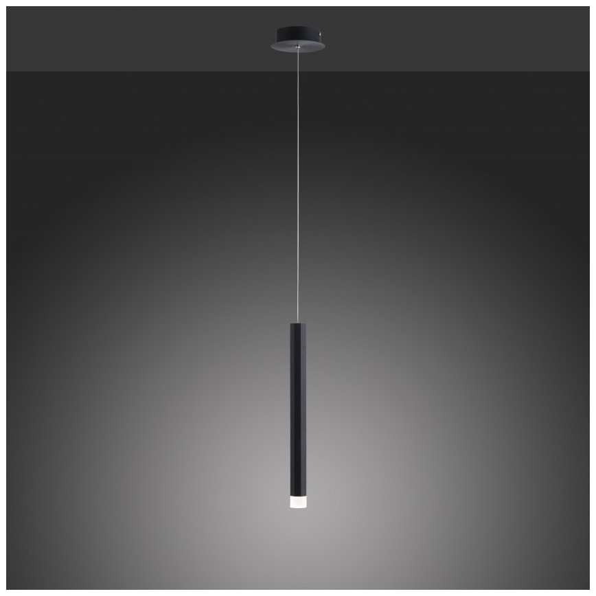 Leuchten Direkt 15202-18 - LED Chandelier on a string BRUNO LED/4,8W/230V black