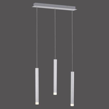 Leuchten Direkt 15203-95 - LED Chandelier on a string BRUNO 3xLED/4,8W/230V white