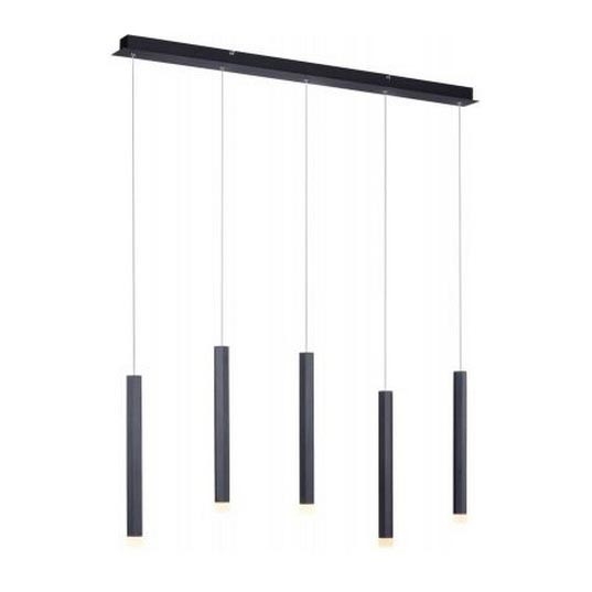 Leuchten Direkt 15205-18 - LED Chandelier on a string BRUNO 5xLED/4,8W/230V black