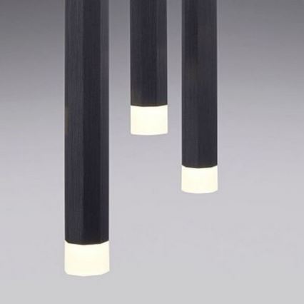 Leuchten Direkt 15205-18 - LED Chandelier on a string BRUNO 5xLED/4,8W/230V black