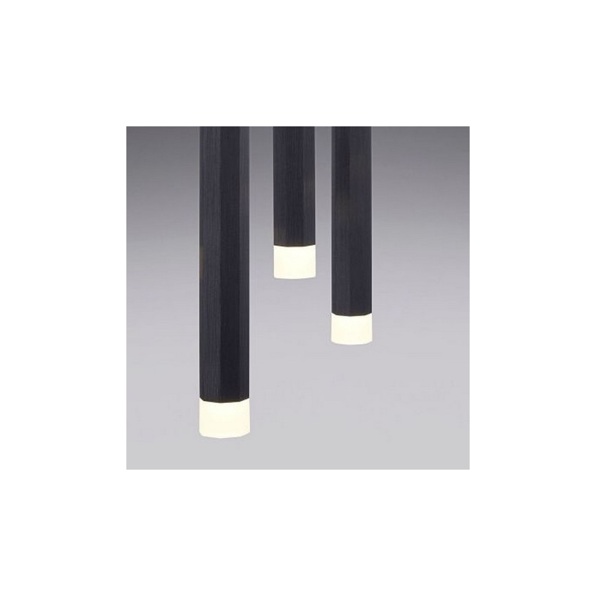 Leuchten Direkt 15205-18 - LED Chandelier on a string BRUNO 5xLED/4,8W/230V black