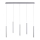 Leuchten Direkt 15205-95 - LED Chandelier on a string BRUNO 5xLED/4,8W/230V