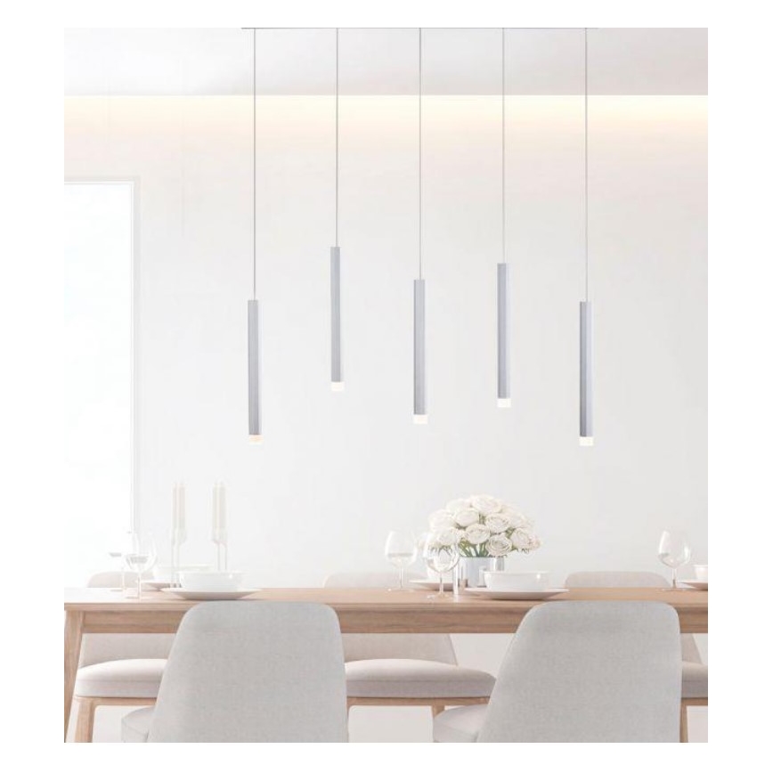 Leuchten Direkt 15205-95 - LED Chandelier on a string BRUNO 5xLED/4,8W/230V