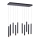 Leuchten Direkt 15206-18 - LED Chandelier on a string 10xLED/4,8W/230V black